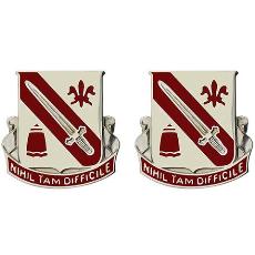 1092nd Engineer Battalion Unit Crest (Nihil Tam Difficile)